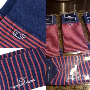Vineyard Vines 🐋🧦 Thick & Thin Stripe socks NWT